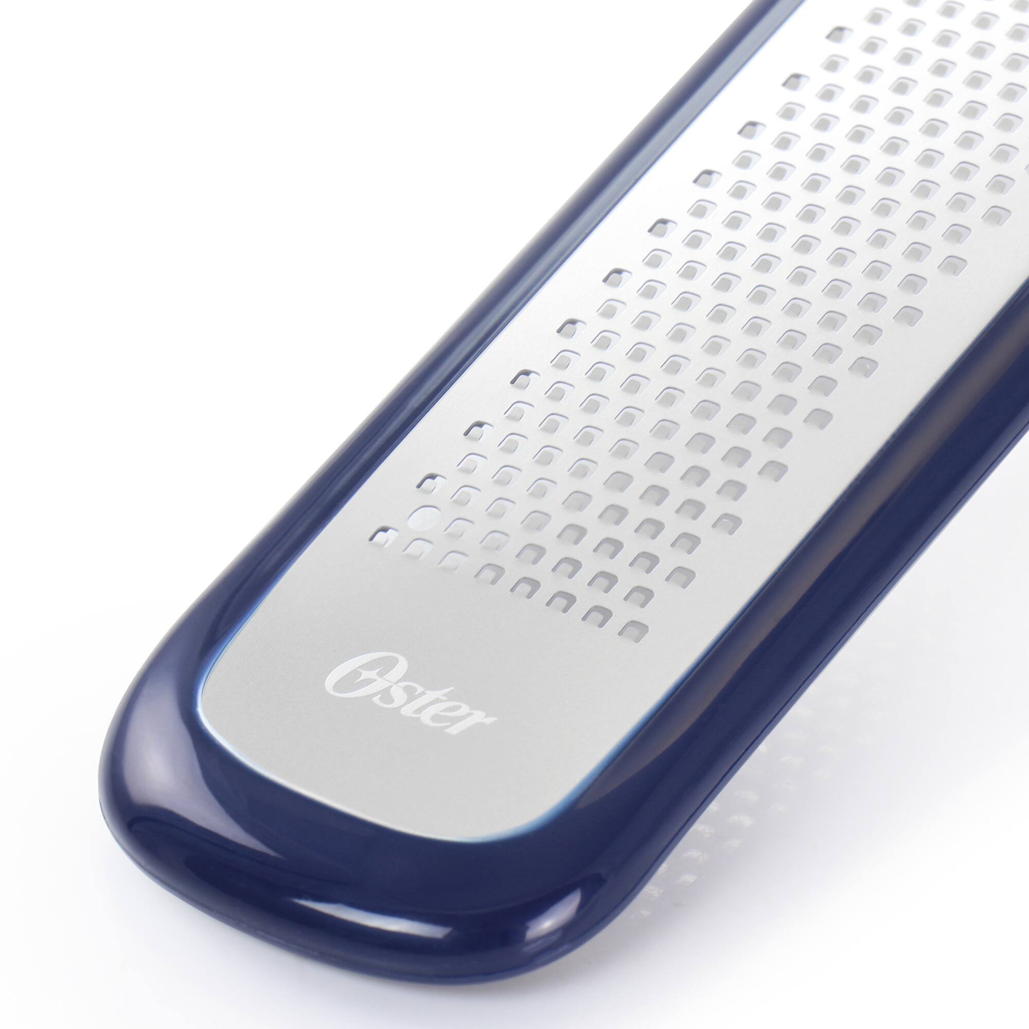 Oster Bluemarine Blue Stainless Steel Long Grater with Plastic Handle